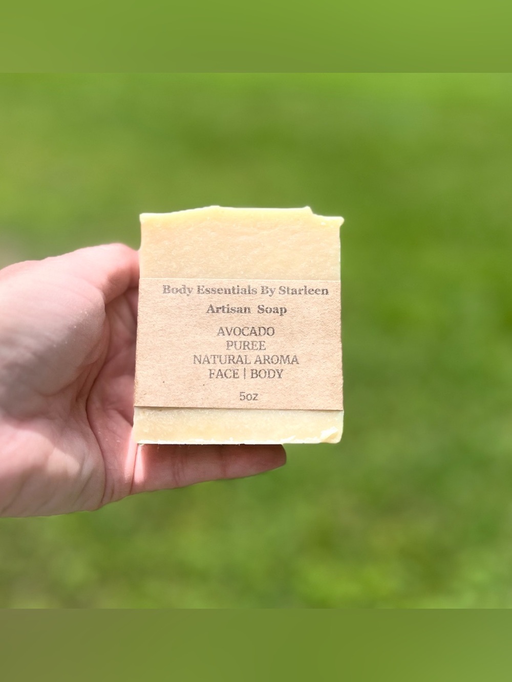 Handcrafted - Avocado Purée Soap ~ Unscented - Artisan Soap